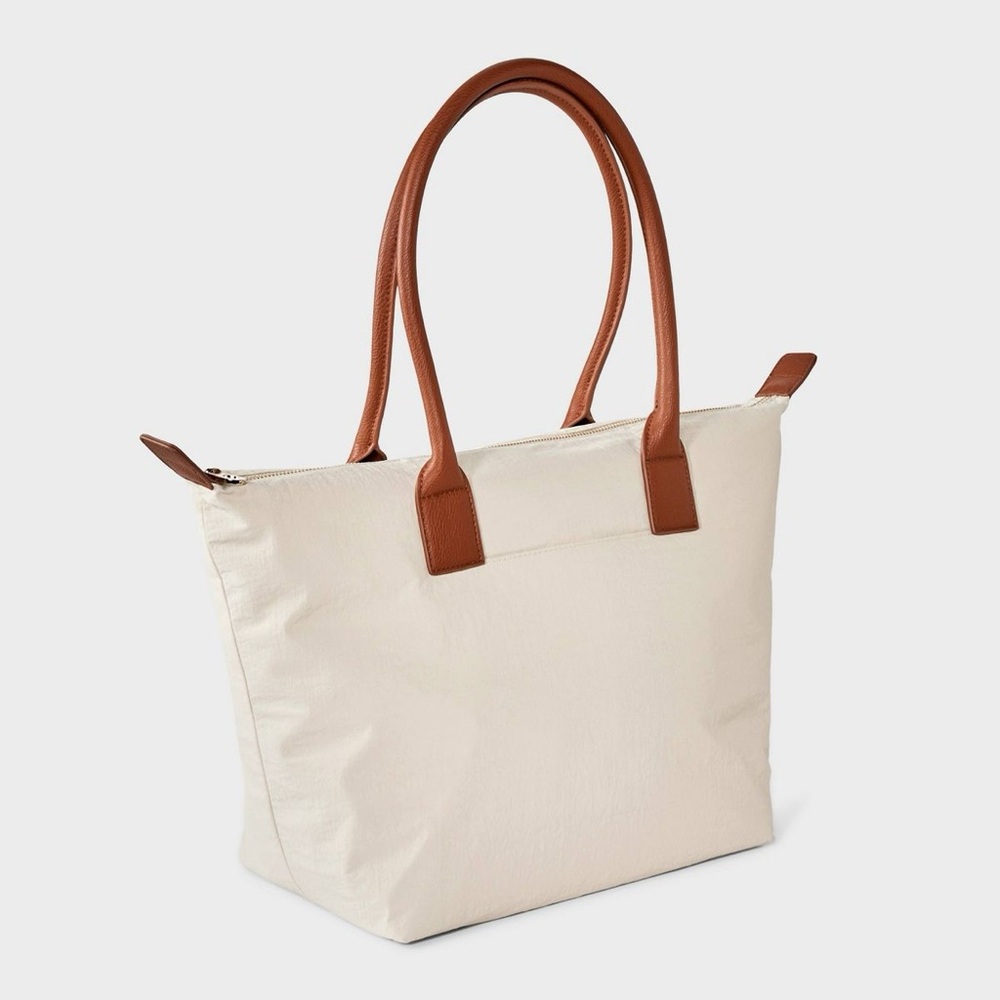 Universal Thread Foundational Tote Handbag-Beige - Picture 3 of 4
